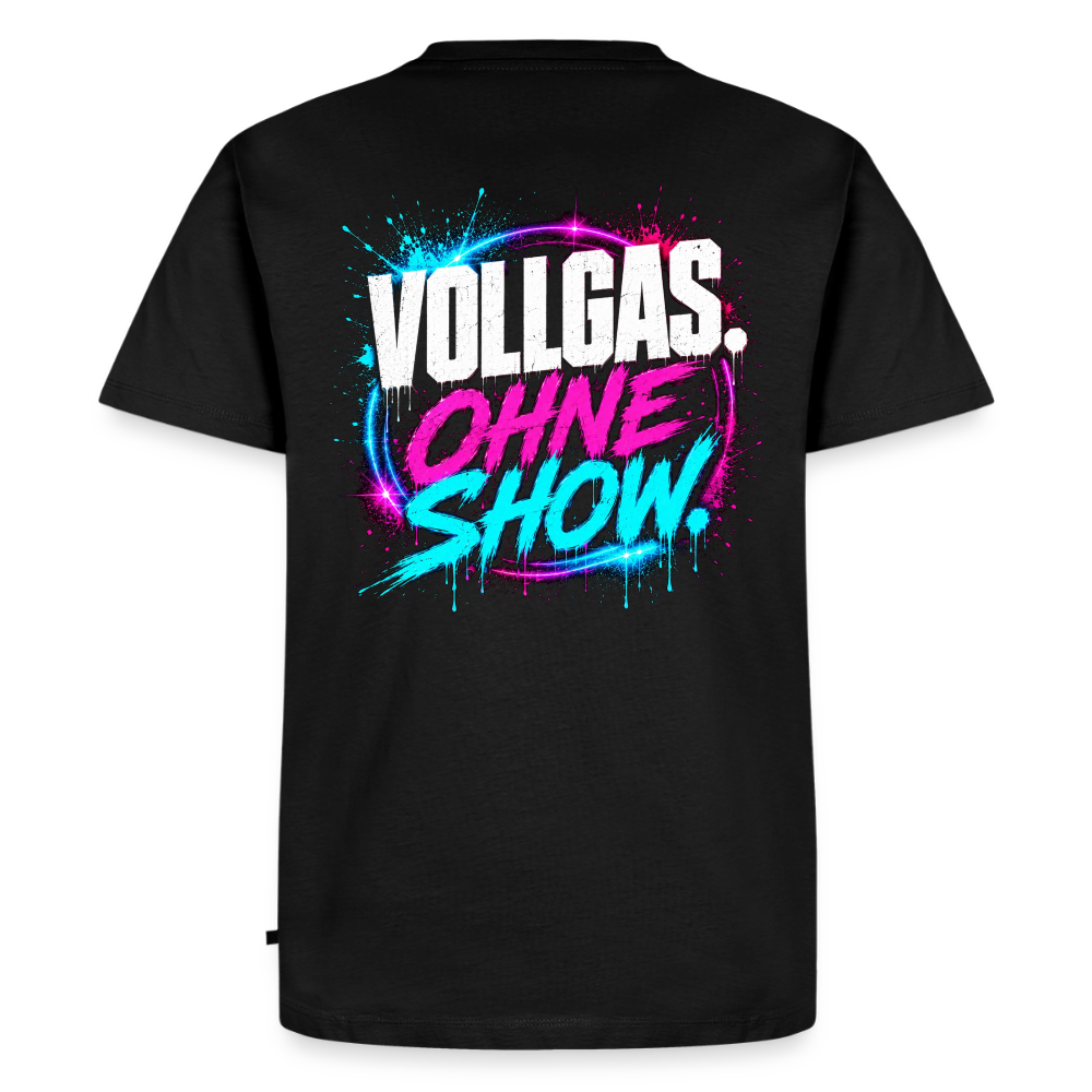 MONSHAKKA "Vollgas Ohne Show" Heavy Oversized Tee - black