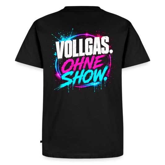 MONSHAKKA "Vollgas Ohne Show" Heavy Oversized Tee - black