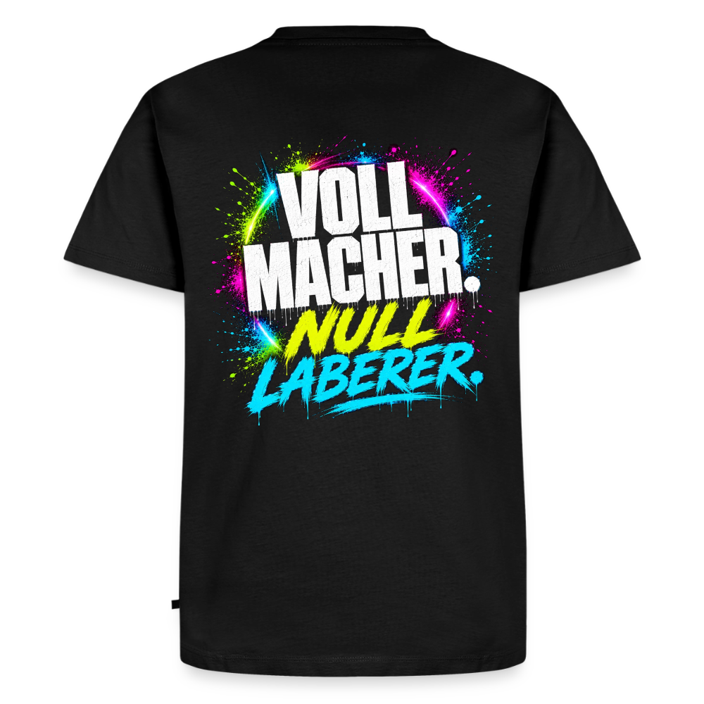 ⁠MONSHAKKA "Vollmacher Null Laberer" Heavy Oversized Tee⁠ - black