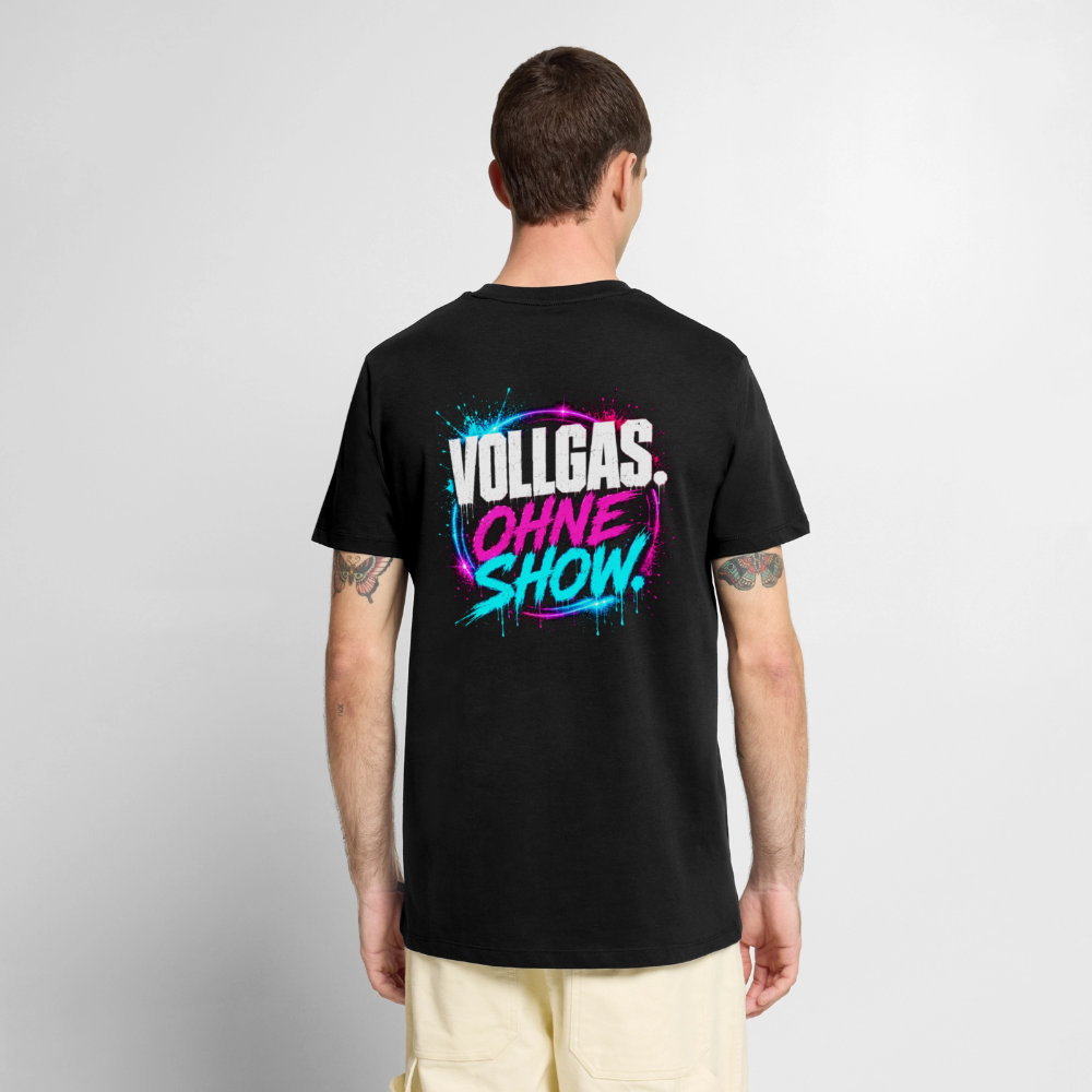 MONSHAKKA "Vollgas Ohne Show" Heavy Oversized Tee - black