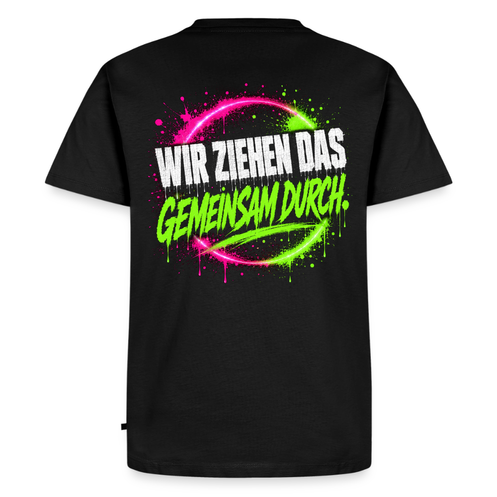 MONSHAKKA "Gemeinsam Durchziehen" Heavy Oversized Tee⁠ - black