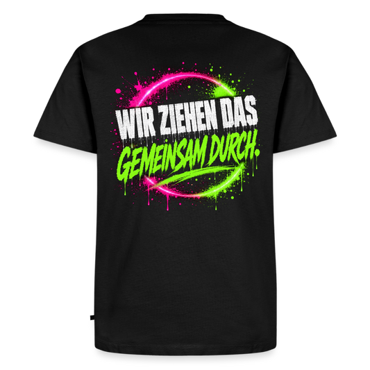 MONSHAKKA "Gemeinsam Durchziehen" Heavy Oversized Tee⁠ - black