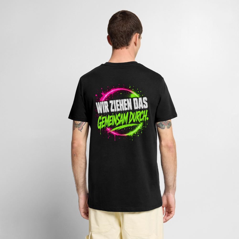 MONSHAKKA "Gemeinsam Durchziehen" Heavy Oversized Tee⁠ - black