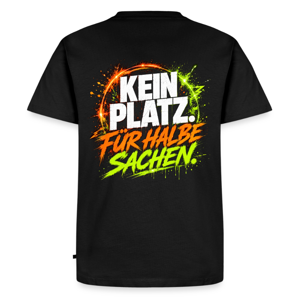 MONSHAKKA "Kein Platz Für Halbe Sachen" Heavy Oversized Tee - black