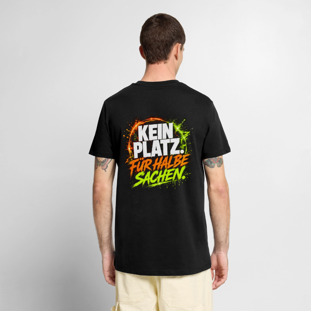 MONSHAKKA "Kein Platz Für Halbe Sachen" Heavy Oversized Tee - black